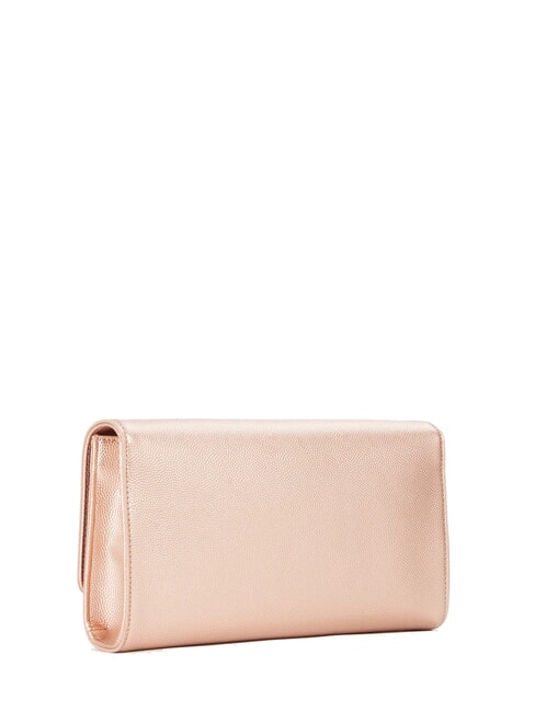 DIVINA Schulter-Clutch aus Metall Ros&eacute;gold - Damentaschen