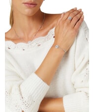 GUESS LA FLEUR Armband mit Blumenanh&auml;nger und Kristallen SILBER - Armb&auml;nder - 2