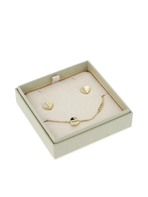 LOVELY GIFT BOX Armband + Ohrringe gelbes Gold - Ohrringe