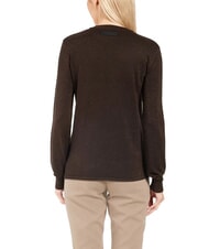 JOHN RICHMOND PARANA Lurex-Cardigan mit Rundhalsausschnitt - Damenpullover