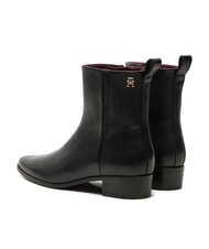 TOMMY HILFIGER TH  Stiefeletten aus Leder Schwarz - Damenschuhe - 3