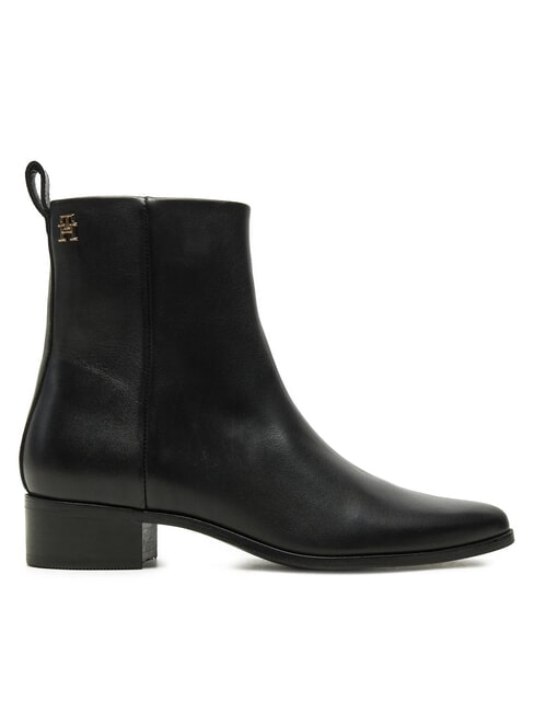 TH  Stiefeletten aus Leder Schwarz - Damenschuhe