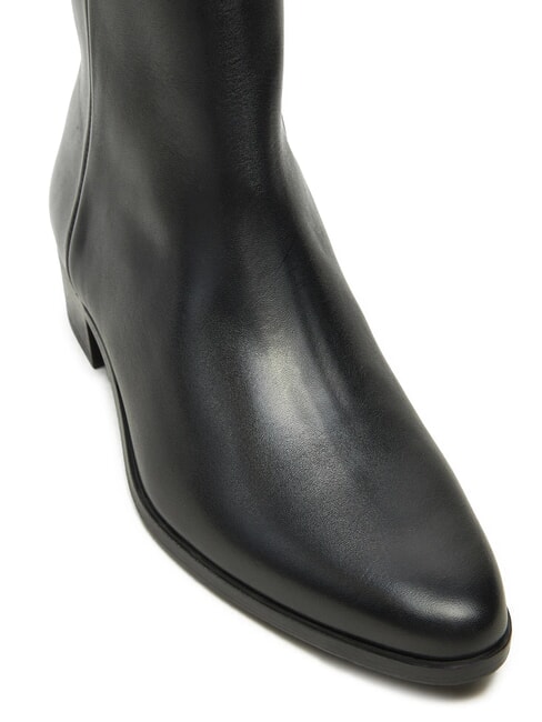 TH  Stiefeletten aus Leder Schwarz - Damenschuhe