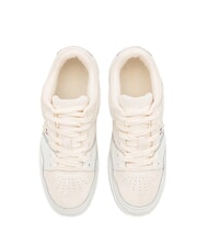 TOMMY HILFIGER SUEDE STRIPES BASKET Sneaker aus Wildleder Beige - Damenschuhe - 3