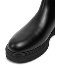 TOMMY HILFIGER HILFIGER ABRASIV WAR Chelsea-Stiefeletten aus Leder Schwarz - Herrenschuhe - 3