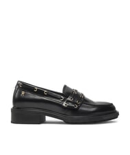 TOMMY HILFIGER CHUNKY NAUTICAL EYELETS  Ledermokassins Schwarz - Damenschuhe - 2