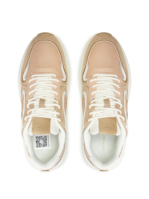 CHUNKY FASHION Ledersneakers Rosa - Damenschuhe