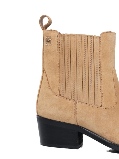 TH SUEDE COWBOY Wildleder-Stiefeletten im Texan-Stil khaki - Damenschuhe