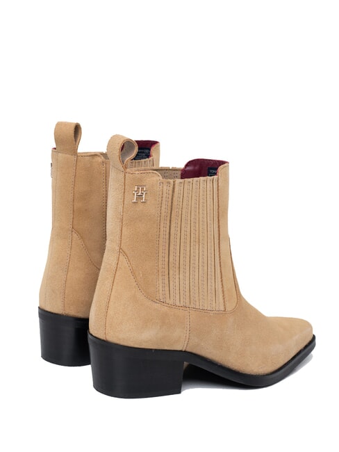 TH SUEDE COWBOY Wildleder-Stiefeletten im Texan-Stil khaki - Damenschuhe