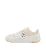 TOMMY HILFIGER SUEDE STRIPES BASKET Sneaker aus Wildleder Beige - Damenschuhe - 2