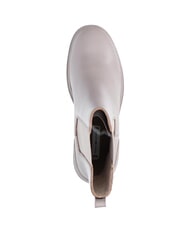TOMMY HILFIGER TH Lederstiefeletten mit mittelhohem Absatz grau - Damenschuhe - 8