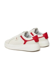 TOMMY HILFIGER POINTY COURT Ledersneakers Wei&szlig; - Damenschuhe - 6