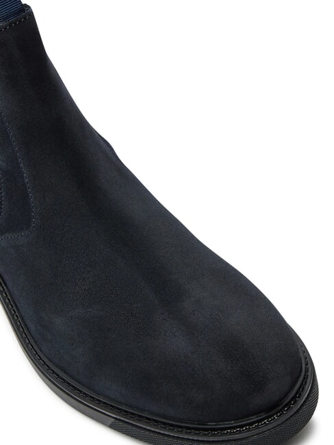HILFIGER OUTDOOR Wildleder-Ankle-Boots Blau - Herrenschuhe
