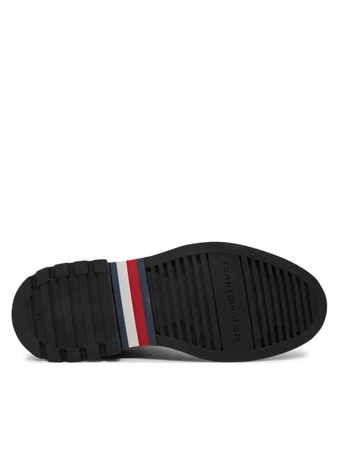 HILFIGER COMFORT Schn&uuml;rstiefeletten aus Leder mit Rei&szlig;verschluss Schwarz - Herrenschuhe
