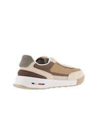 TOMMY HILFIGER RETRO RUNNER Sneaker aus Leder und Stoff Beige - Herrenschuhe - 5