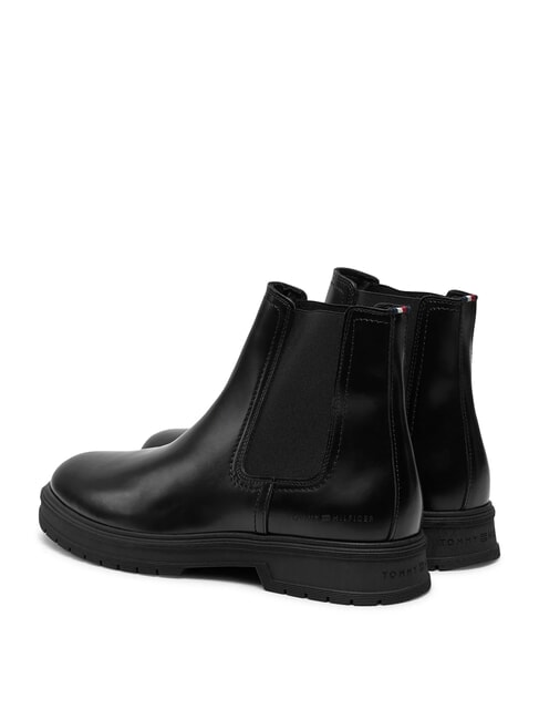 HILFIGER ABRASIV WAR Chelsea-Stiefeletten aus Leder Schwarz - Herrenschuhe