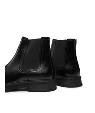 TOMMY HILFIGER HILFIGER ABRASIV WAR Chelsea-Stiefeletten aus Leder Schwarz - Herrenschuhe - 4