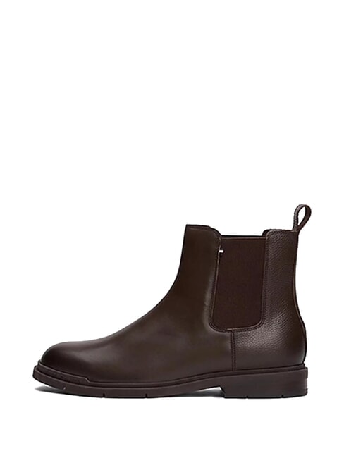 FLEXIBLE HILFIGER Herren-Lederstiefeletten braun - Herrenschuhe