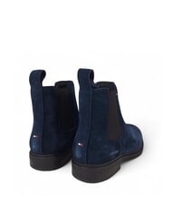 TOMMY HILFIGER FLEXIBLE HILFIGER Wildleder-Ankle-Boots Blau - Herrenschuhe - 3
