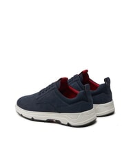 TOMMY HILFIGER HILFIGER NUBUCK MIX Sneaker aus Nubukleder Blau - Herrenschuhe - 4