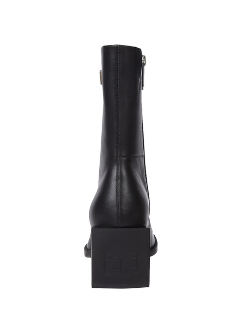 THE SOHO Stiefeletten mit eckiger Spitze und Absatz Schwarz - Damenschuhe