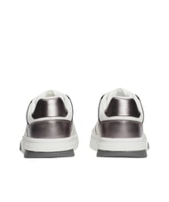 TOMMY HILFIGER TOMMY JEANS Ledersneakers Wei&szlig;silber - Damenschuhe - 4