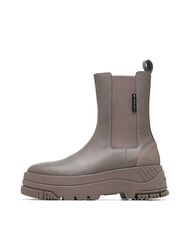 TOMMY HILFIGER TH JEANS  Hohe Stiefeletten aus Leder grau - Damenschuhe - 2