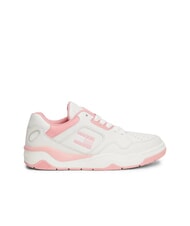 TOMMY HILFIGER TJW NEW BASKET Ledersneakers Rosa - Damenschuhe - 2