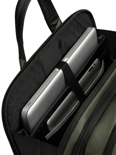 PRO-DLX 6 Erweiterbare 15,6-Zoll-Laptoptasche gr&uuml;n - Arbeitstaschen