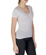 GUESS VN SS LIGHT BASIC Weiches T-Shirt mit V-Ausschnitt purwei&szlig; - T-Shirts und Tops f&uuml;r Damen - 3