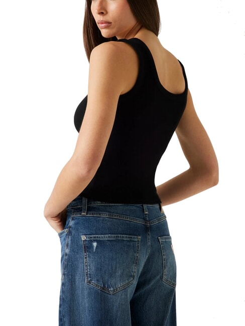 TRIANGLE PATCH Tanktop jetbla - T-Shirts und Tops f&uuml;r Damen