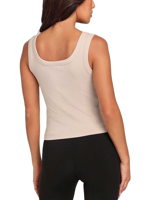 TRIANGLE PATCH Tanktop Smash Taupe - T-Shirts und Tops f&uuml;r Damen