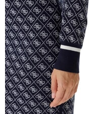 GUESS AUBREY Strickkleid 4 g Blau und Creme - Damenkleider - 4