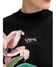 GUESS MOCK Baumwoll-T-Shirt jetbla - T-Shirts und Tops f&uuml;r Damen - 3