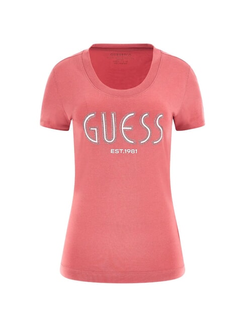 SS LOGO Kurzarm-T-Shirt Koralle - T-Shirts und Tops f&uuml;r Damen