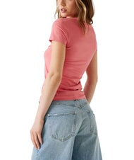 GUESS SS LOGO Kurzarm-T-Shirt Koralle - T-Shirts und Tops f&uuml;r Damen - 2