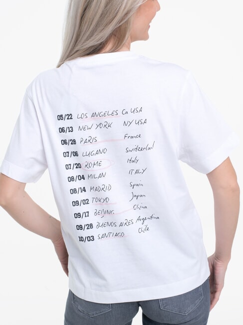 TOUR DATES Baumwoll-T-Shirt purwei&szlig; - T-Shirts und Tops f&uuml;r Damen
