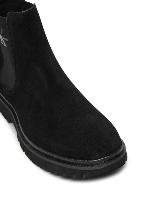 CK JEANS Wildlederstiefeletten Triple Black - Herrenschuhe