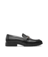 TOMMY HILFIGER TH  Ledermokassins Schwarz - Damenschuhe - 2