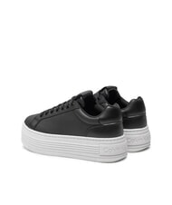 CALVIN KLEIN BOLD PLATF LOW Ledersneakers Schwarz - Damenschuhe - 5