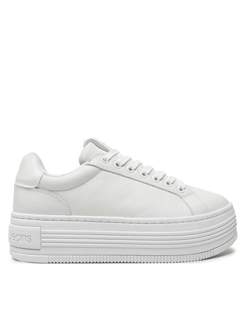 BOLD PLATF LOW Ledersneakers Wei&szlig; - Damenschuhe