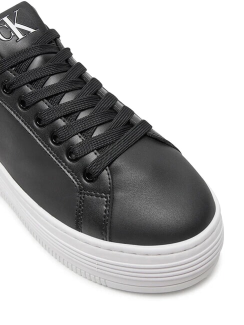 BOLD PLATF LOW Ledersneakers Schwarz - Damenschuhe