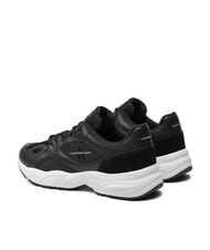 CALVIN KLEIN RETRO TENNIS MIX Turnschuhe Schwarz - Damenschuhe - 6