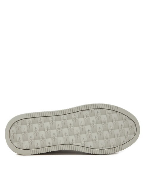BOLD LOW LACE Plateau-Sneaker aus Leder Wei&szlig; - Damenschuhe