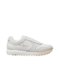 CALVIN KLEIN TOOTHY RUNNER Ledersneakers Wei&szlig; - Damenschuhe - 2