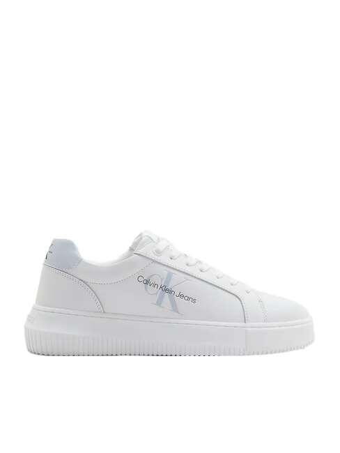 CK JEANS  Chunky Cupsole Turnschuhe aus Leder Wei&szlig; - Damenschuhe