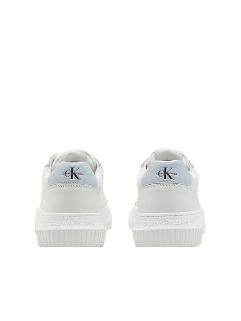 CK JEANS  Chunky Cupsole Turnschuhe aus Leder Wei&szlig; - Damenschuhe