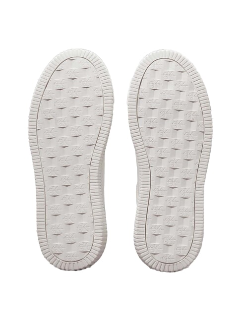 CK JEANS  Chunky Cupsole Turnschuhe aus Leder Wei&szlig; - Damenschuhe