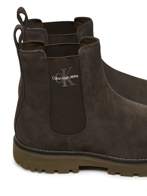 CK JEANS Wildlederstiefeletten braun - Herrenschuhe