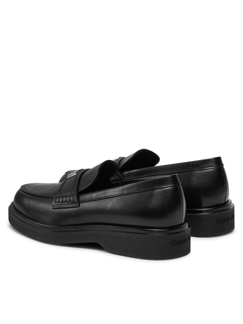 LOAFER W/HW LTH Ledermokassin Schwarz - Damenschuhe